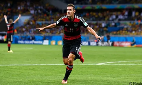 Đẳng cấp của Miroslav Klose ở các kỳ World Cup
