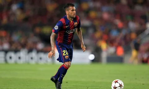 Dani Alves một thời tung hoàng tại Barcelona