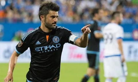 David Villa lập siêu phẩm "cắt kéo" cho New York City