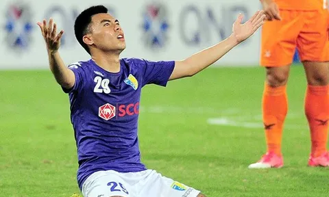 Đức Huy gặp khó trong cuộc đua giành suất đá chính ở Hà Nội FC
