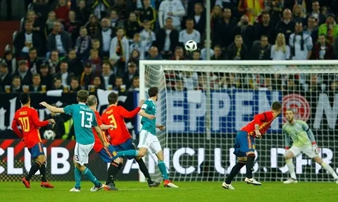De Gea xuất sắc, Tây Ban Nha vẫn bị cầm hòa bởi siêu phẩm của Muller