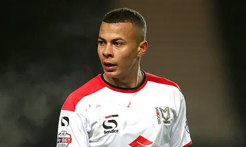 Dele Alli thời còn khoác áo MK Dons