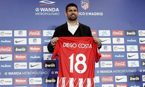 Diego Costa nói gì trong ngày chính thức ra mắt Atletico Madrid?