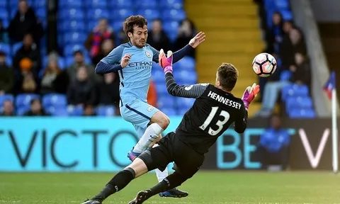 Diệt gọn Crystal Palace, Man City ung dung bước vào Tứ kết FA Cup