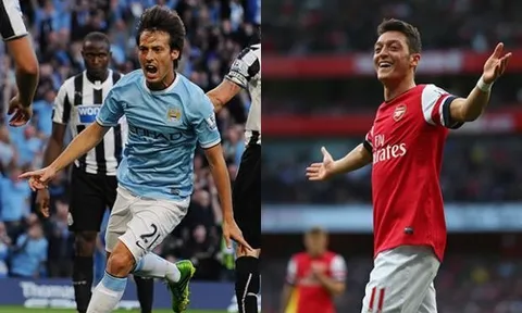 Đọ tài David Silva vs Mesut Oezil - Ai hơn ai?