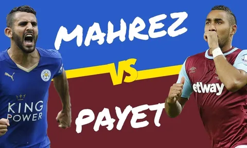 Đọ tài kĩ thuật Riyad Mahrez vs Dimitri Payet