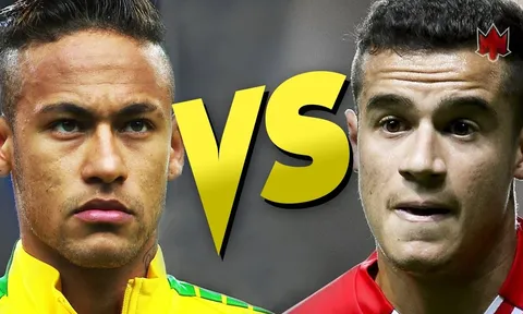 Đọ tài Neymar Jr vs Philippe Coutinho