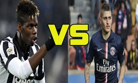 Đọ tài Paul Pogba vs Marco Verratti