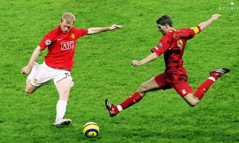 Đọ tài Paul Scholes vs Steven Gerrard
