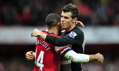 Đọ tài tốc độ Gareth Bale và Theo Walcott