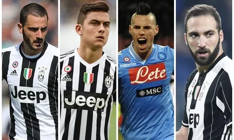 Đội hình kết hợp Napoli & Juventus: Bá chủ Serie A
