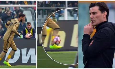 Donnarumma mắc sai lầm không tưởng, Milan hòa thất vọng trước đội cuối bảng