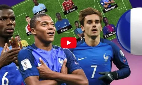 Dự đoán đội hình đội tuyển Pháp tại World Cup 2018