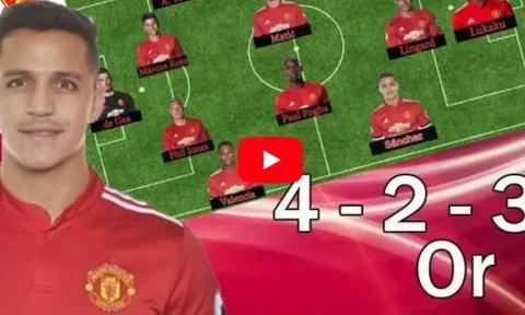 Dự đoán đội hình Man Utd khi có Alexis Sanchez