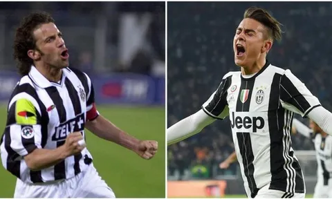 Dybala chẳng có một chút khí chất nào của Del Piero