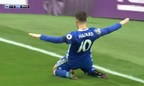 Eden Hazard khiến Man City khổ sở ở lượt đi