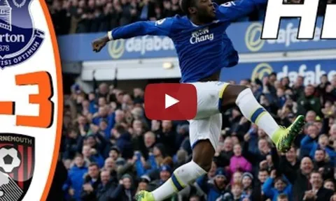 Everton 6 - 3 AFC Bournemouth (vòng 24 Ngoại hạng Anh)