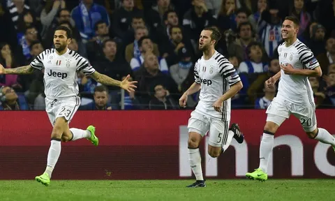 FC Porto 0-2 Juventus (vòng 16 đội Champions League)
