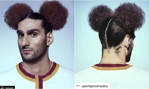 Fellaini và những lần sao bóng đá đổi tóc gây choáng dư luận