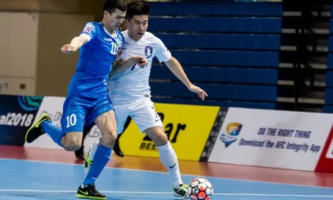 Đối thủ Uzbekistan của futsal Việt Nam tại tứ kết mạnh cỡ nào?