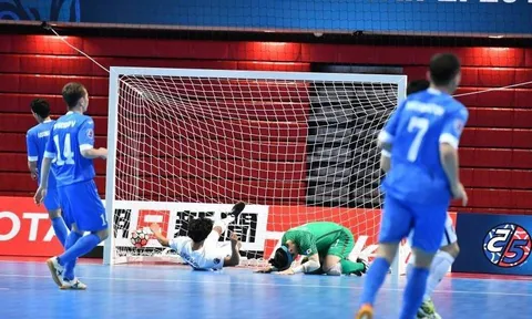 Hàn Quốc thua 2-13 trước Uzbekistan ở giải futsal châu Á
