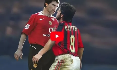 Gennaro Gattuso vs Roy Keane - những khoảnh khắc 'hoang dã'