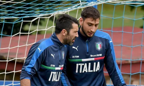 Buffon chiêu dụ Donnarumma đến Juventus