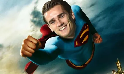 Griezmann được chọn hóa thân vào vai Superman