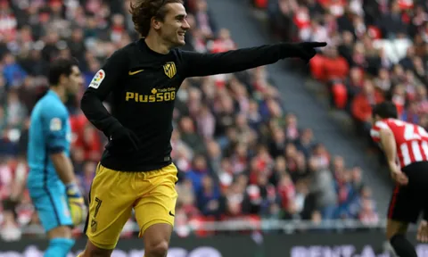 Griezmann hóa người hùng, Atletico mang 1 điểm quý giá về từ San Mames