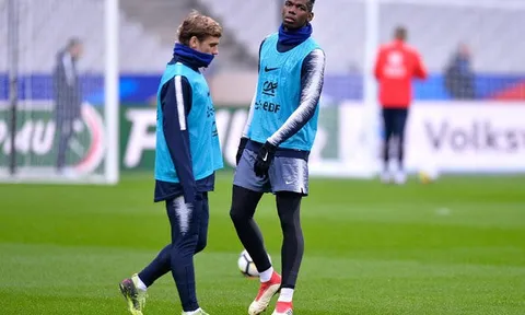 Griezmann nói gì về tình hình của Pogba khi lên tuyển?