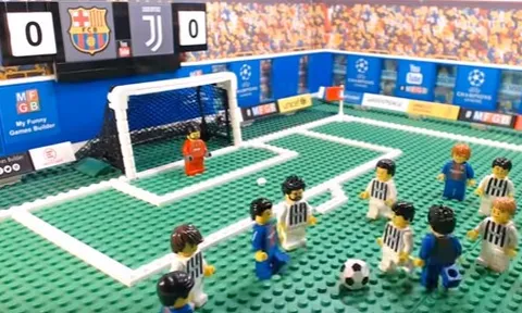 Hành trình tới vòng knock-out Champions League theo phong cách Lego