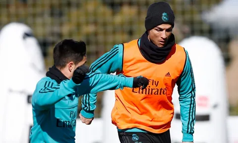 Hậu sinh nhật, Ronaldo vẫn chăm chỉ tập luyện