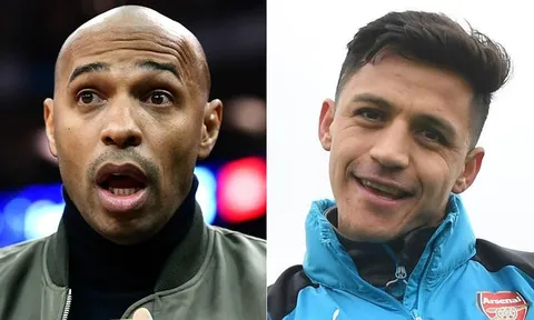 Henry bị fan Arsenal chỉ trích, Alexis Sanchez lên tiếng bảo vệ