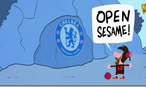 Hí họa Messi tìm ra thần chú mở cửa vào khung thành Chelsea