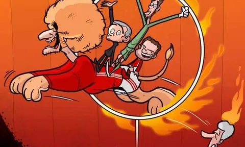 Hí họa MU nhảy qua vị trí thứ 6 trước mắt Wenger