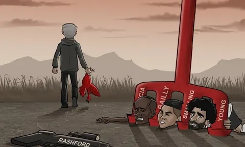 Hí họa Salah, Mane bất lực trước đinh ba phòng ngự của Mourinho
