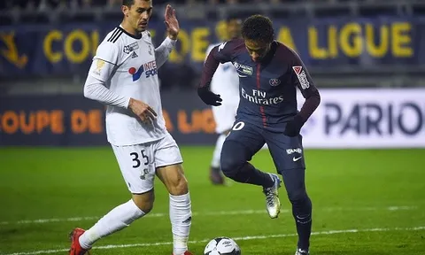 Highlights: Amiens 0-2 PSG (Tứ kết Cúp Liên đoàn Pháp)