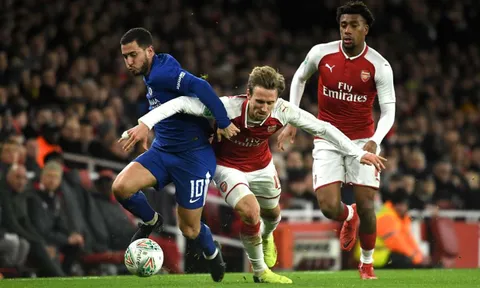 Highlights: Arsenal 2-1 Chelsea (Bán kết League Cup)