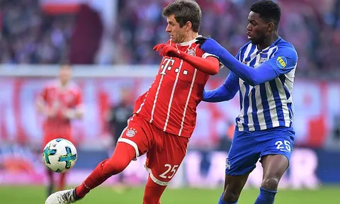 Highlights: Bayern 0-0 Hertha Berlin (Vòng 24 Bundesliga)