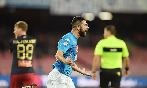 Highlights: Napoli 1-0 Genoa (Vòng 29 Serie A)
