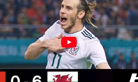 Highlights: Trung Quốc 0-6 xứ Wales (giao hữu)