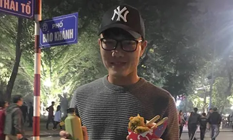 Hình ảnh đón năm mới 2017 của cầu thủ Việt