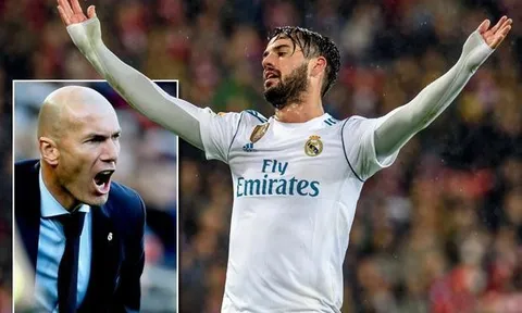HLV Zidane lên tiếng trước tin đồn "tống khứ" Isco khỏi Real