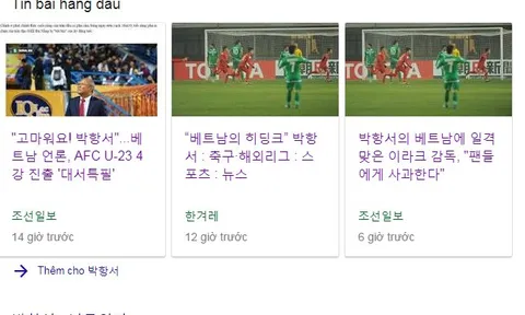 U23 Việt Nam "gây sốt " không tin nổi tại quê nhà thầy Park