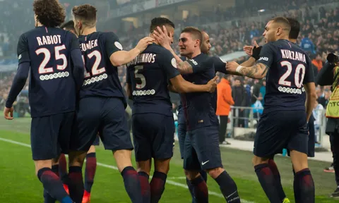 Hủy diệt Marseille với tỉ số không tưởng, PSG phả hơi nóng vào Monaco