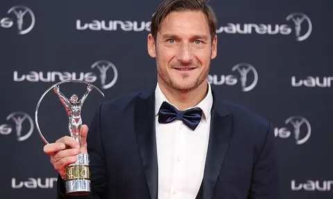 Huyền thoại của những huyền thoại, Totti được vinh danh tại 'Oscar thể thao'