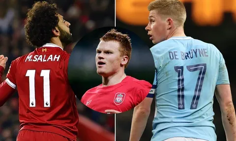 Huyền thoại Liverpool hạ thấp De Bruyne trước Salah