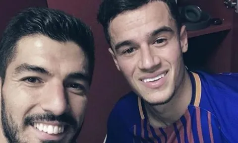 Suarez khen Coutinho nức nở trong ngày ra mắt Barca