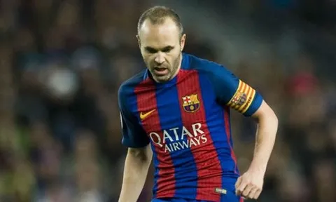 Iniesta và cột mốc mới trong màu áo Barcelona