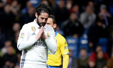Isco mệt mỏi và mất kiên nhẫn ở Real Madrid